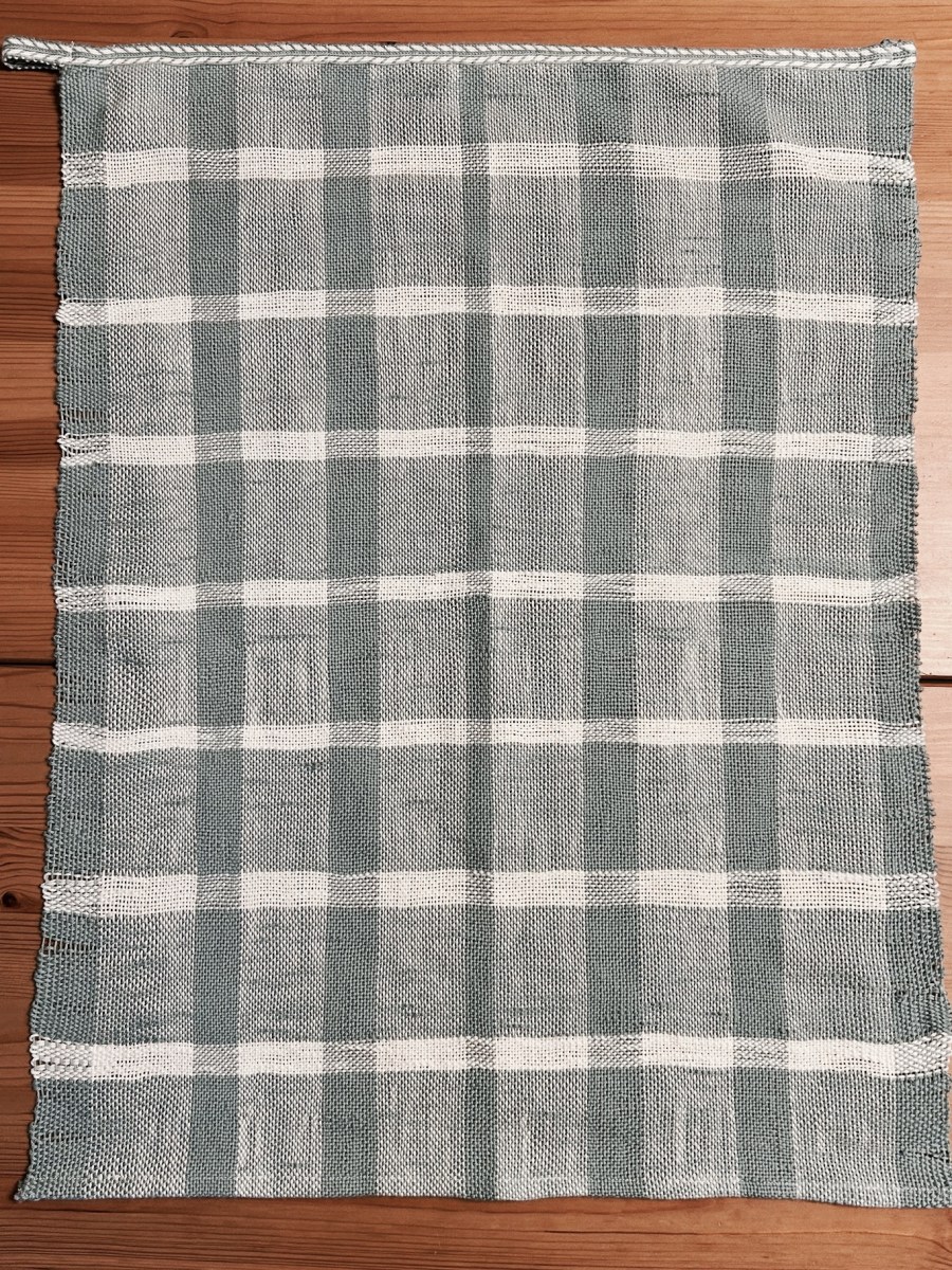 At last…a handwoven tea towel to call my own&nbsp;:)